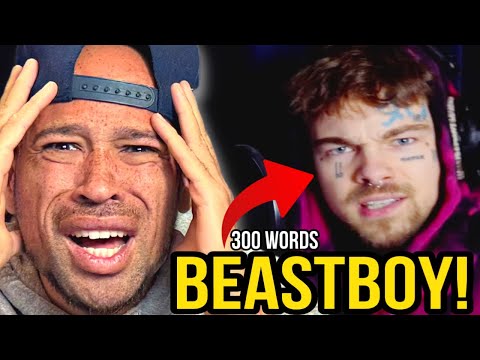 American Rapper REACTS to BEASTBOY - 300 Words In A Minute! @TJ_bb