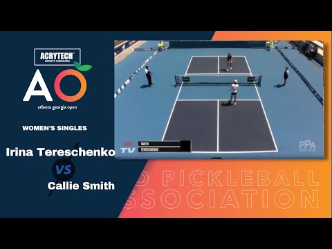 Callie Smith Vs. Irina Tereschenko - PPA Atlanta Open Women's Singles