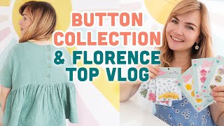 NEW BUTTON COLLECTION & SEWING THE FLORENCE MERCHANT & MILLS TOP