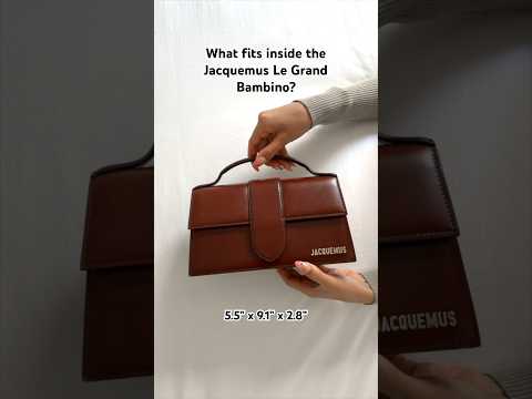 What Fits Inside the Jacquemus Le Grand Bambino