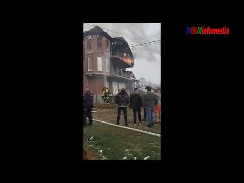 LESKOVAC-Požar u naselju Slavka Zlatanovića