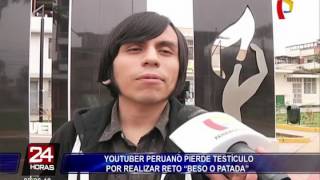 Peruvian Youtuber Loses His Testicle