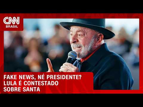 “Fake news, né, presidente?”: Lula é contestado sobre Nossa Senhora | LIVE CNN