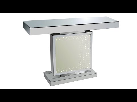 Console miroir avec éclairage led infini - Tocoa