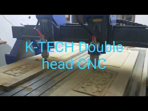 Double Head Automatic CNC Wood Pattern Making Machine