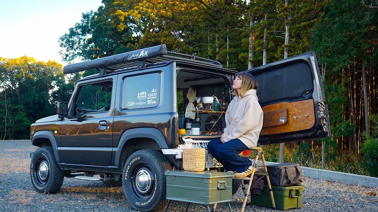 Check the exterior parts of the Jimny that was installed a few years ago.