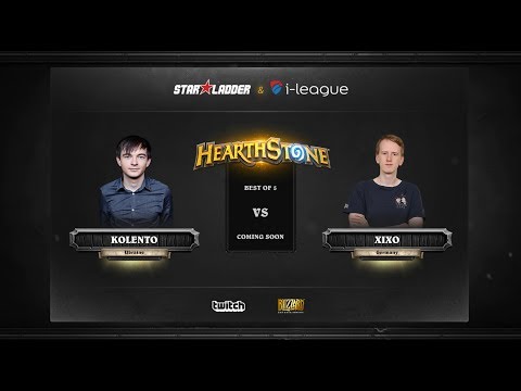[EN] Kolento vs Xixo | SL i-League Hearthstone StarSeries Season 3 (30.05.2017)