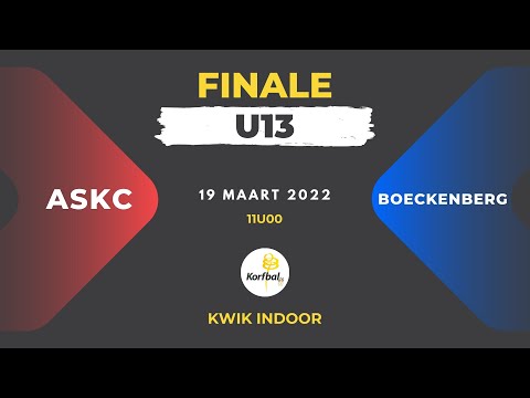 LIVESTREAM | Finale U13:   ASKC - Boeckenberg