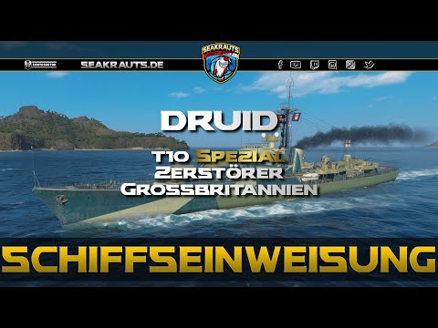 Review - DRUID [T10 DD] - World of Warships [Deutsch]