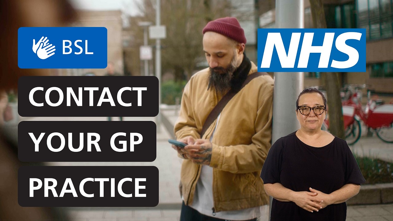 Tap it, type it and we’ll take care of it Ι NHS (BSL)