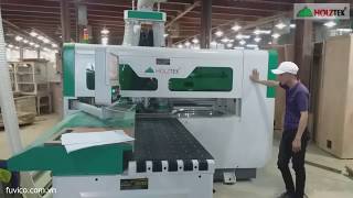 KHOAN CNC 6 MẶT CAO TỐC HOLZTEK | MÁY KHOAN VÁN (khoan chốt cam, chốt gỗ. bản lề ...)