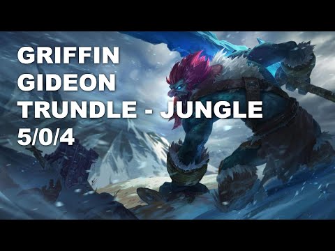 Griffin GIDEON Jungle Trundle vs Taliyah - KR Challenger Rank Game 10.7