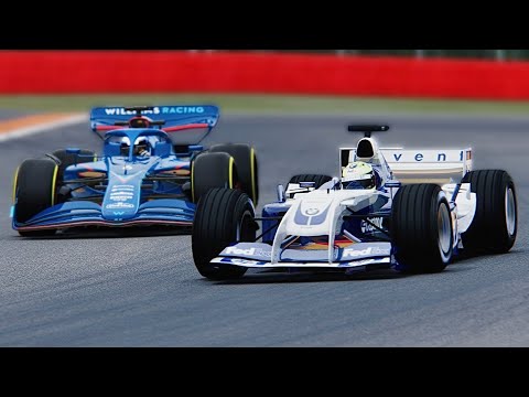 Williams F1 2022 vs Williams F1 2004 at Spa