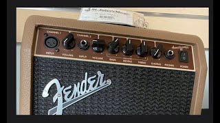 Video thumbnail for Fender Acoustasonic 15 Amp by Robin Smith