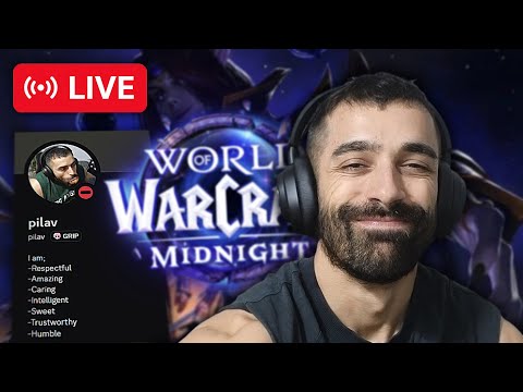 🔴Lvl 90 Warrior MIDNIGHT gameplay. Day 3. it's actually FUN🔴