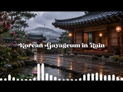 Korean Gayageum in Rain