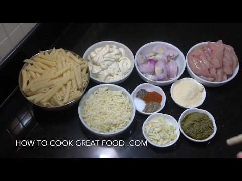 Chicken Mac n Cheese - Chicken Creamy Pasta Bake -...