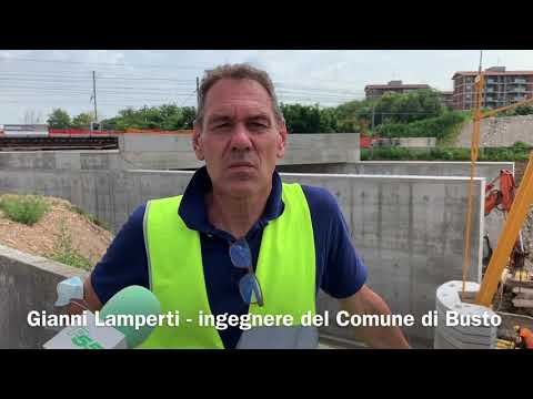 La spinta delle 5 mila tonnellate di sottopasso a Busto Arsizio