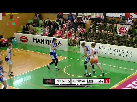 LMKL rungtynės: „Sūduva" - „Hoptrans - Sirenos" 2018-03-10