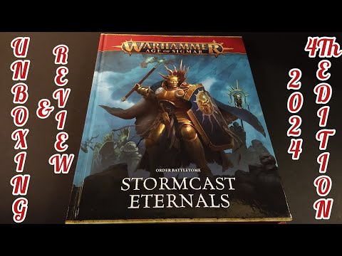 Battletome Stormcast Eternals 2024 [ENG] AoS 4E Skaventide Unboxing & Background