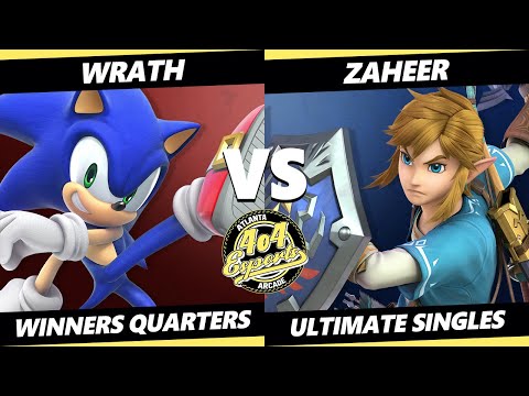 4o4 Smash Night 38 Winners Quarters - Wrath (Sonic) Vs. Zaheer (Link) SSBU Ultimate Tournament