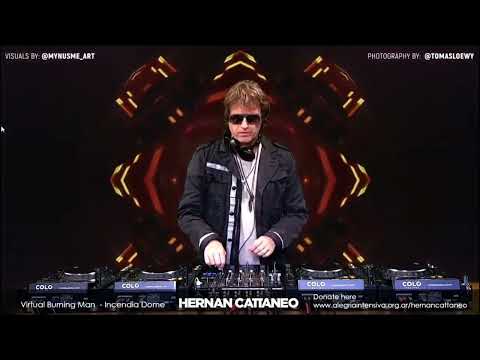 Suport of "Flying Over the Desert " by Hernan Cattaneo at Incendia Dome Burning Man Multiverse2020
