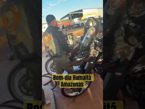 Bom dia, Humaitá-AM! Começando a missão rumo a Manaus com o Águias de Cristo. 🏍️🙏🔥