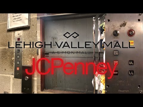 AMAZING ORIGINAL Haughton Hydraulic Freight Elevator - JCPenney - Lehigh Valley Mall - Whitehall, PA