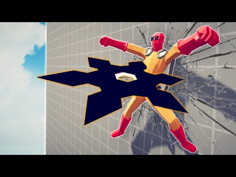 GIANT SHURIKEN - PINNING EVERY UNIT TO THE WALL | TABS - Totally Accurate Battle Simulator
