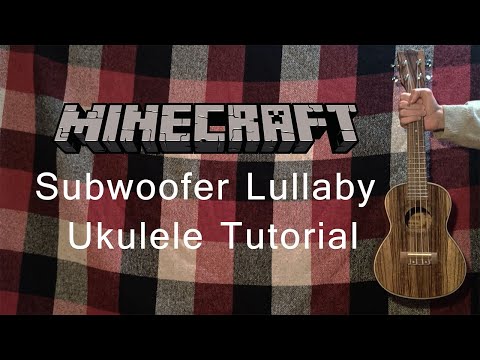 Minecraft (C418) - Subwoofer Lullaby - Ukulele Tutorial