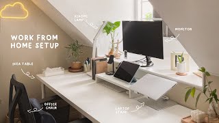 work from home set-up | desk & workspace tour 2021 (lazada & shopee)