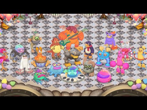 Air island Original Song plus Seasonal, Ethereal, and Mythical My Singing Monsters