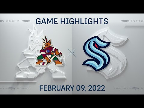 NHL Highlights | Coyotes vs. Kraken - Feb. 9, 2022