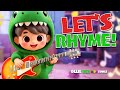 Rhyme Time Fun Learn Rhyming Words With Ollie Rex Kids Educational Song