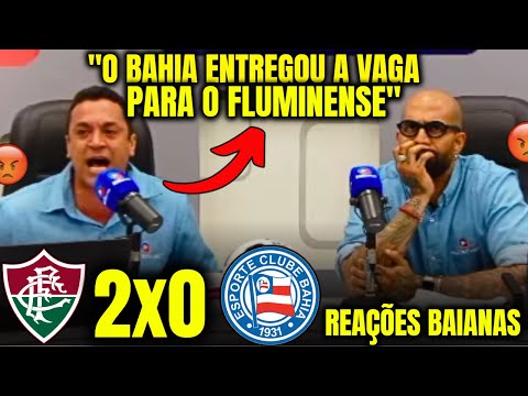 Reactions from Bahia's commentators outraged by the loss of a spot in the Libertadores Cup: Flumi...