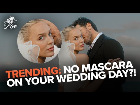 TRENDING: No Mascara On Your Wedding Day?!