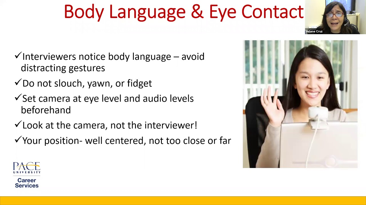 Career Services: Preparing for a Virtual Interview