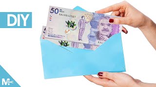 ► Como hacer un SOBRE CARTA para GUARDAR DINERO ✉️💲