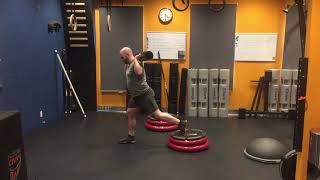 VIPR Lung Step 360 Back Leg