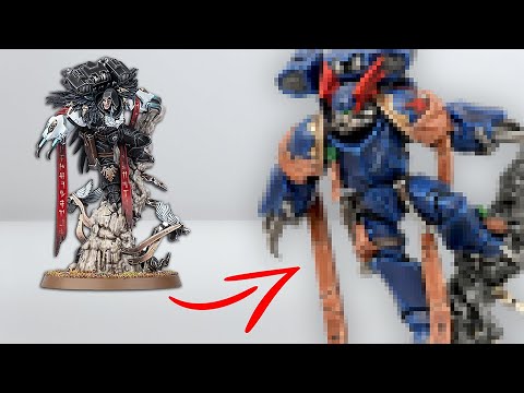 Converting AETHON SHAAN Into A NIGHT LORD: Dornian Heresy Kitbash