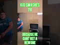 Spoilt Kid Smashes Tv