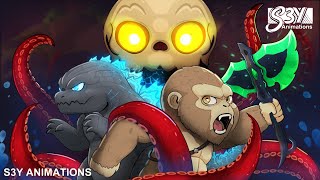 Baby Godzilla, Kong vs. Skull Kraken  – Animation 19
