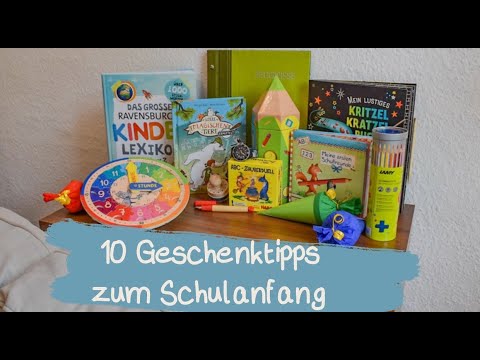 Schulanfang! - 10 Geschenkideen #eltern #schule