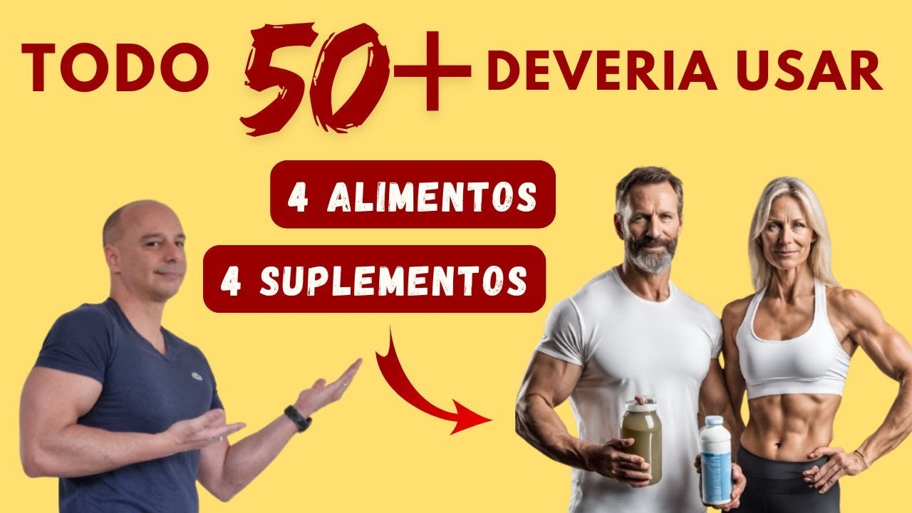 50 Anos? 4 Alimentos e 4 Suplementos OBRIGATÓRIOS || Dr. Moacir Rosa