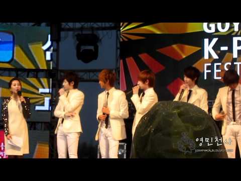 120421 K-POP Festival BOYFRIEND-Talk Part