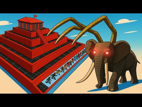 The ALIEN ELEPHANT ESCAPE Challenge - Animal Revolt Battle Simulator