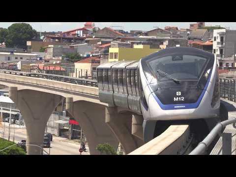 São Paulo Monorail Line 15 Time-lapse
