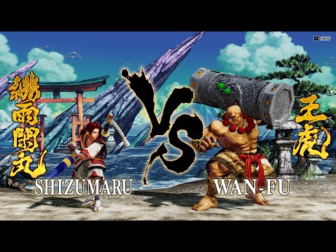 Shizumaru vs Wan-Fu (Hardest AI) - Samurai Shodown All Characters