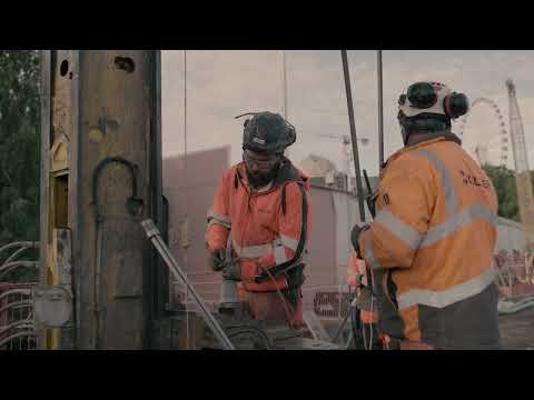 Keller Grundläggning Västlänken Sweden 2022