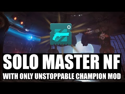 How I Solo a Master Nightfall with only one Mod.